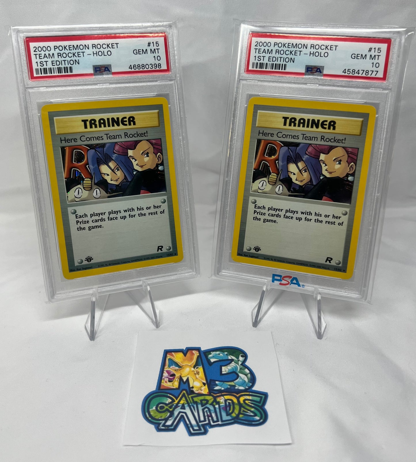 1ST EDITION HERE COMES TEAM ROCKET PSA 10